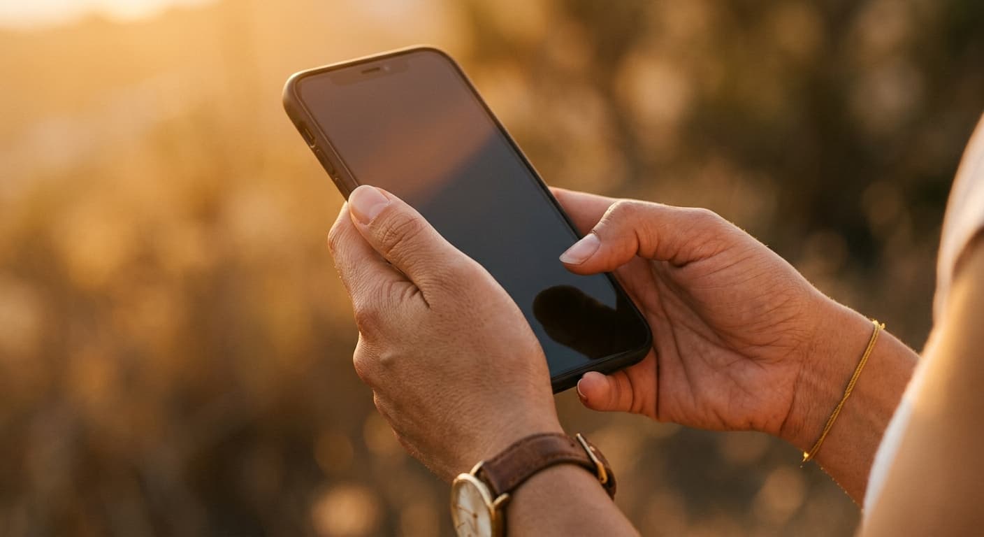 Mujer revisando el telefono de noche - dependencia emocional y apego ansioso