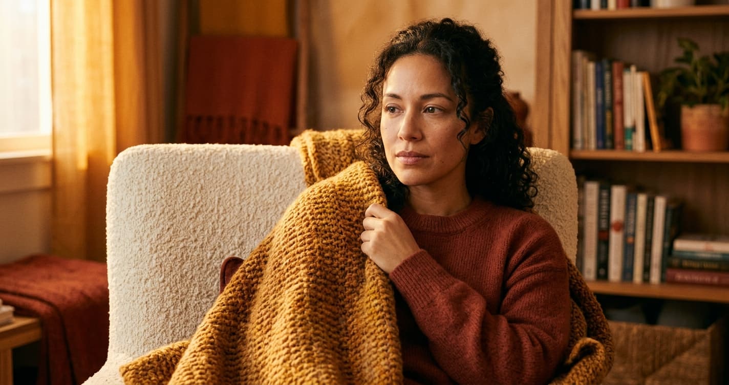 Mujer preocupada reflexionando sobre el ciclo de la violencia emocional en relaciones tóxicas