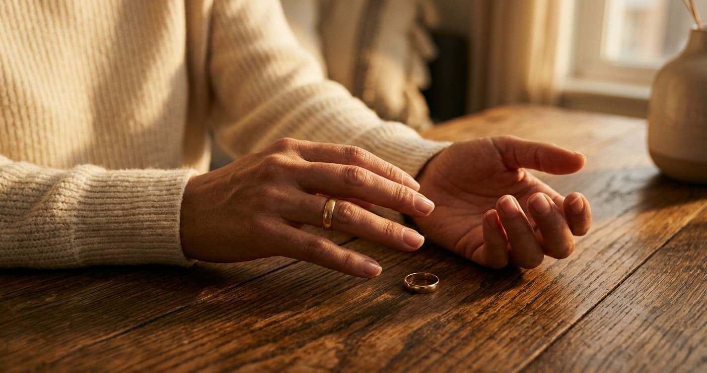 Mujer triste reflexionando tras el descarte narcisista en una relación tóxica