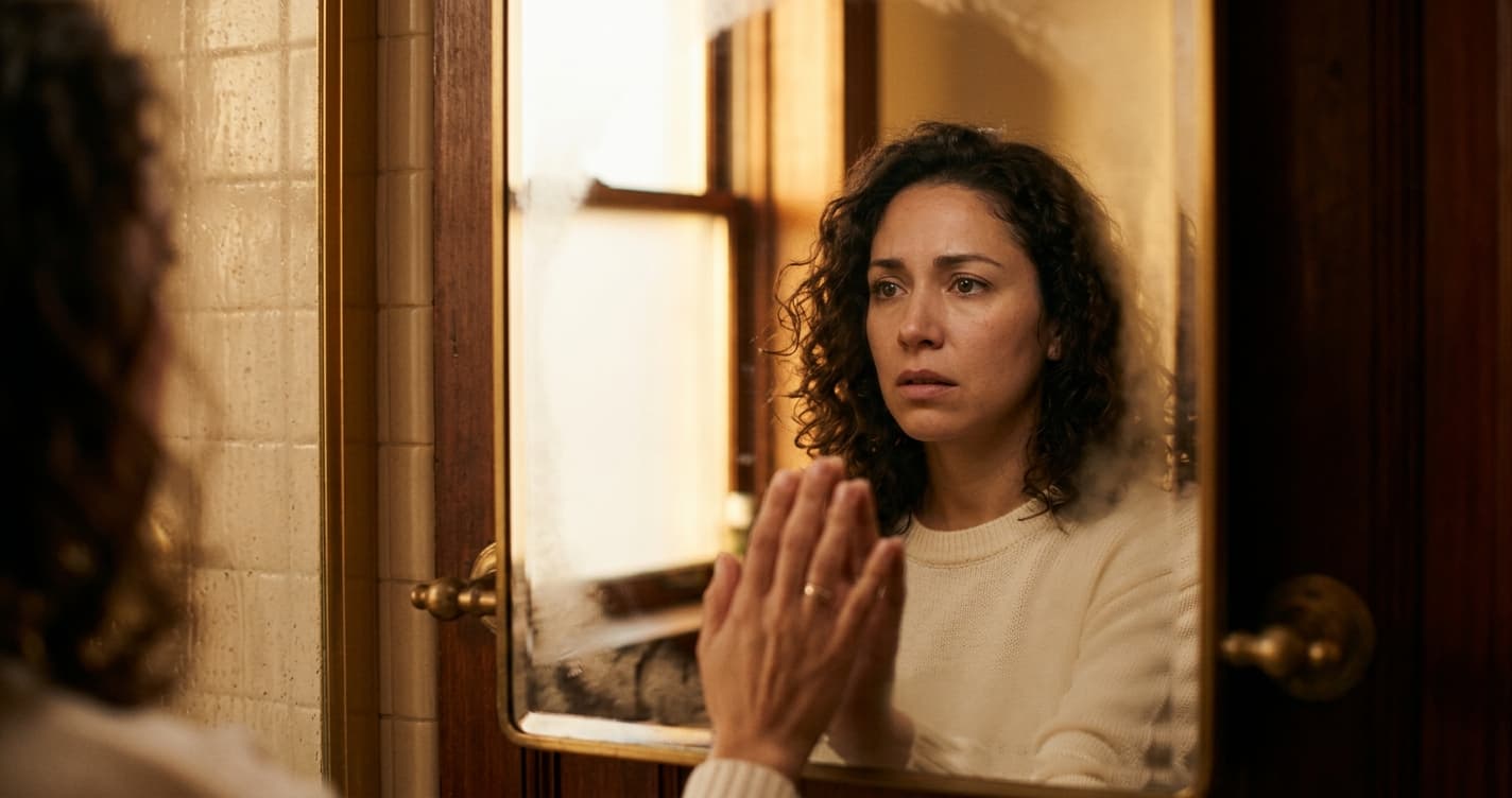 Mujer con expresión de confusión y tristeza, simbolizando gaslighting que es y abuso narcisista