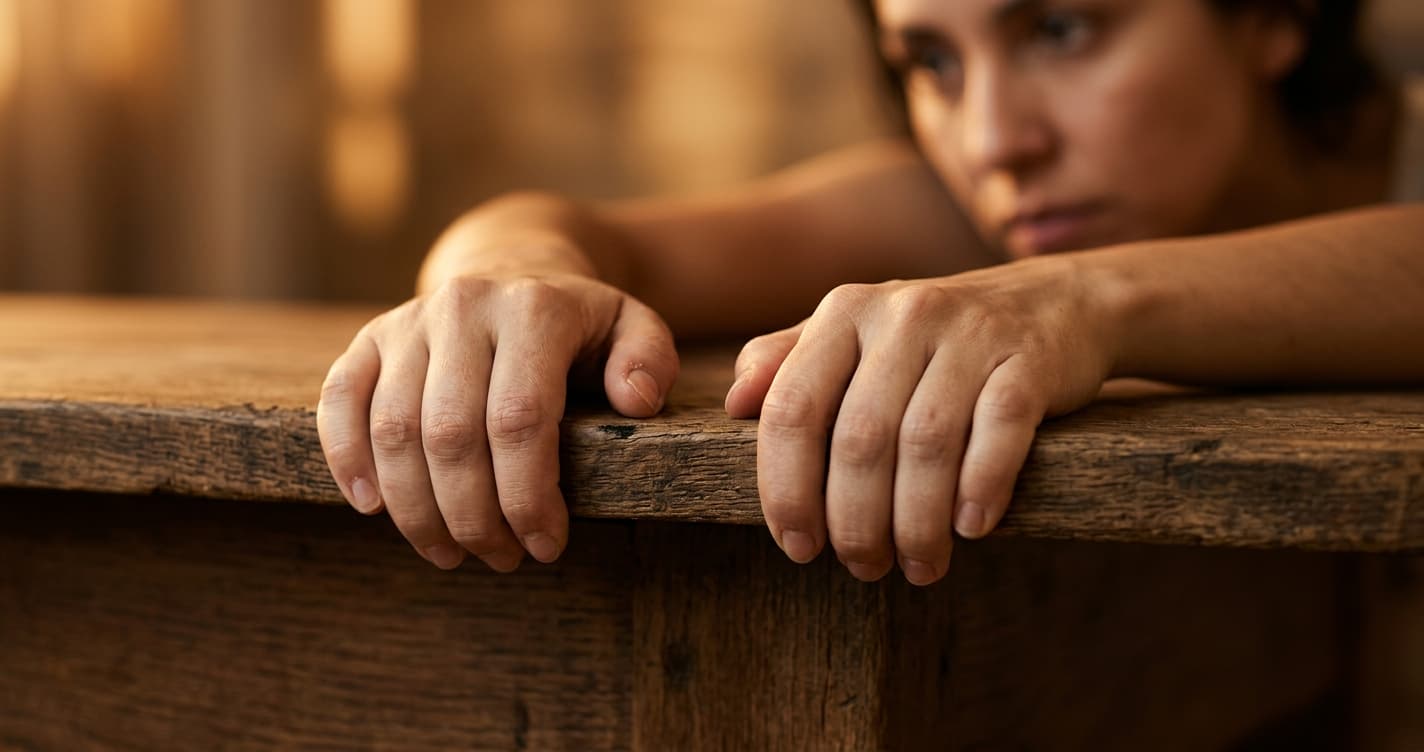 Mujer con expresión de tristeza y reflexión sobre por qué no puedo dejar a mi pareja en relación tóxica