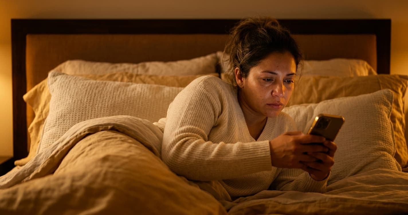 Mujer preocupada detectando señales de relacion toxica con narcisista